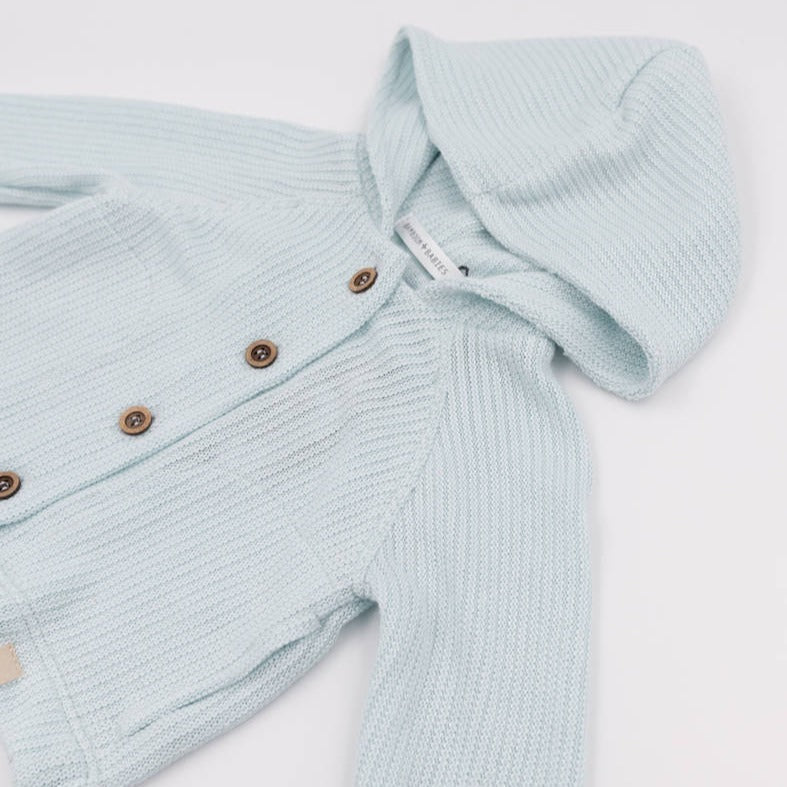 Cardigan maglina bimbo - WATER PETROL 713 - Be Brave Boutique