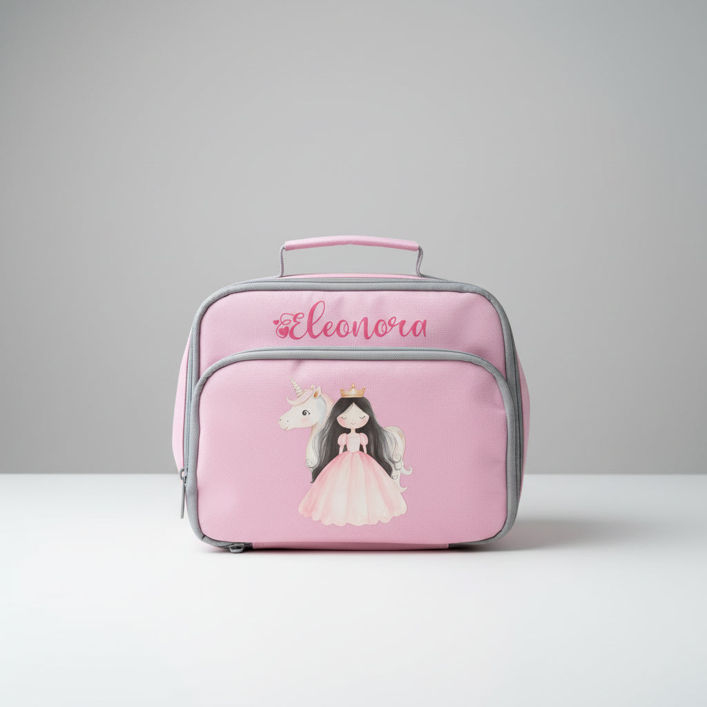 Porta Merenda per Bambini personalizzabile Principessa