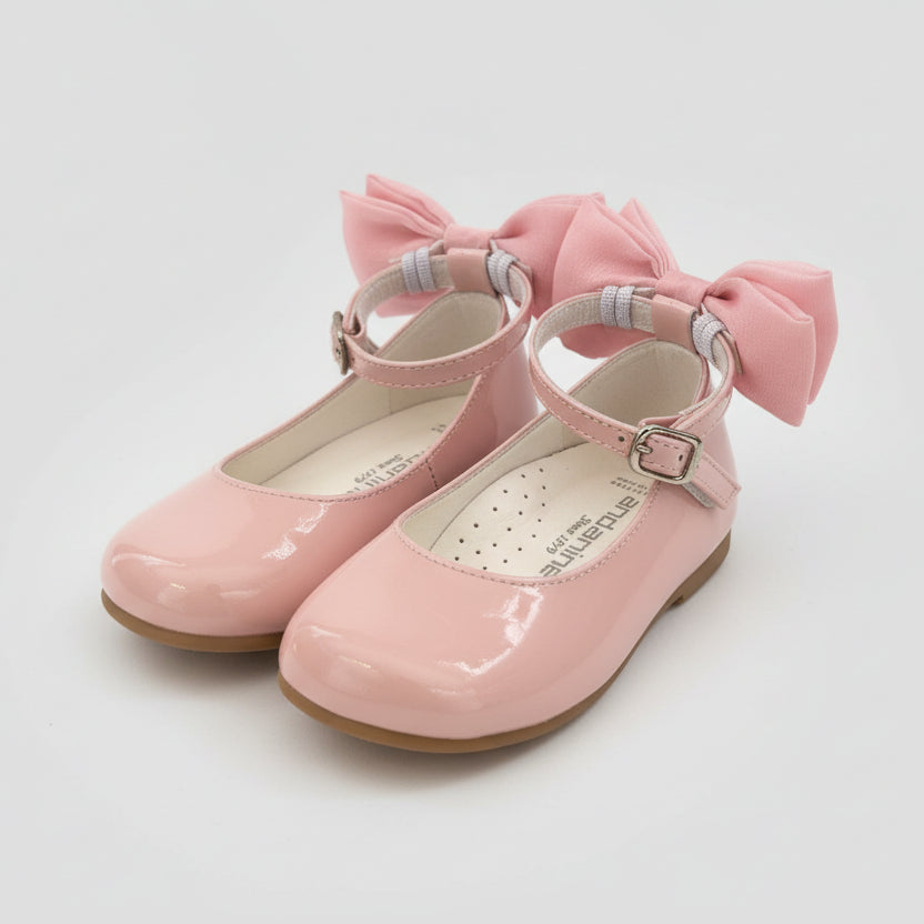 ANDANINES Ballerine eleganti con fiocco Rosa e plantare anatomico - Be Brave Boutique
