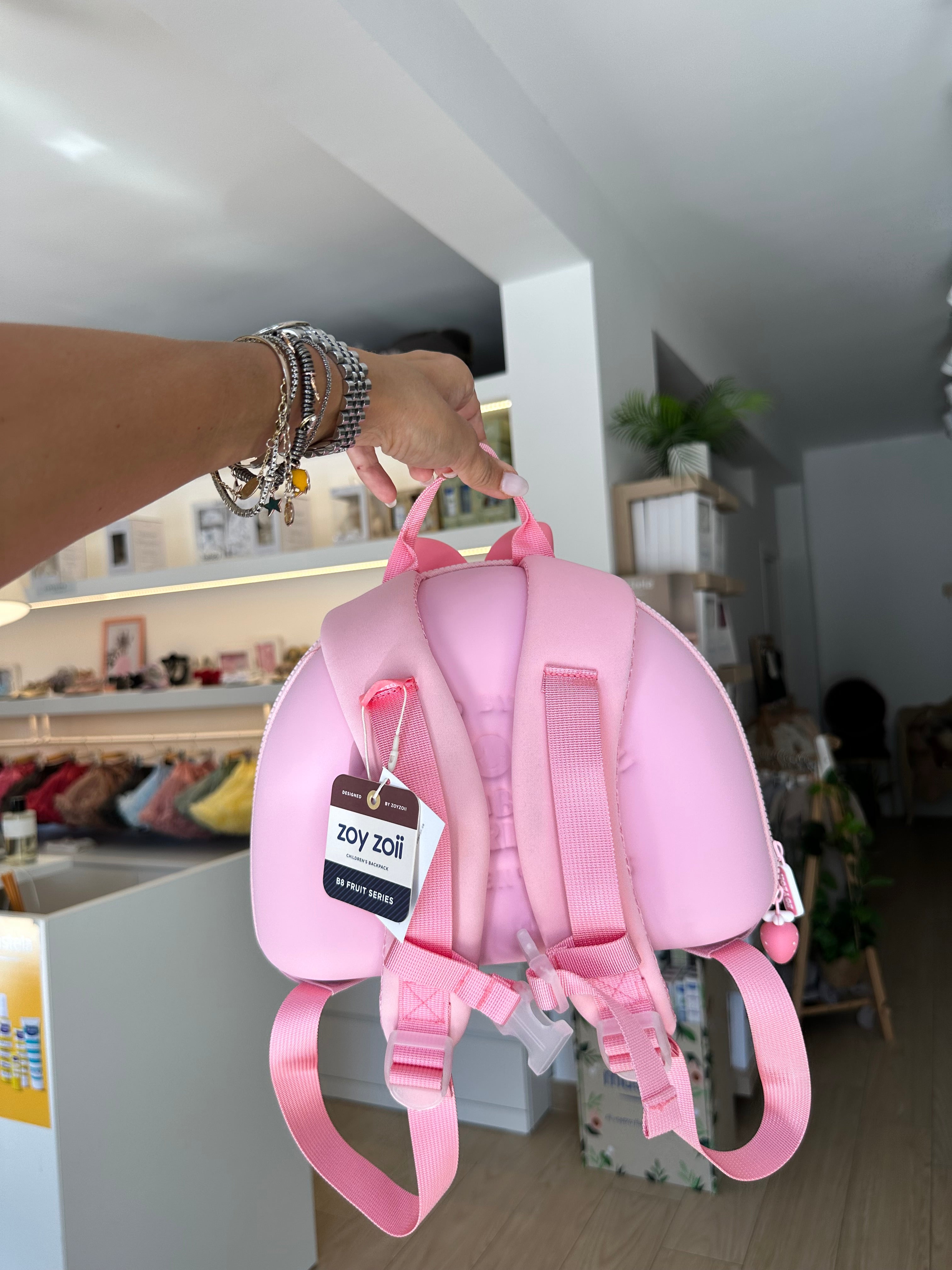 Zaino Fragola e Fiocco per bambini Non Personalizzabile - Be Brave Boutique