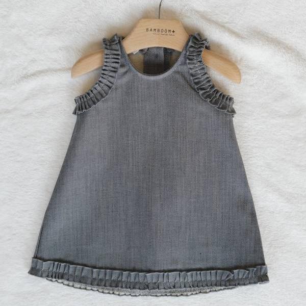 Vestito a grembiule - JEANS BLU 38 - Be Brave Boutique