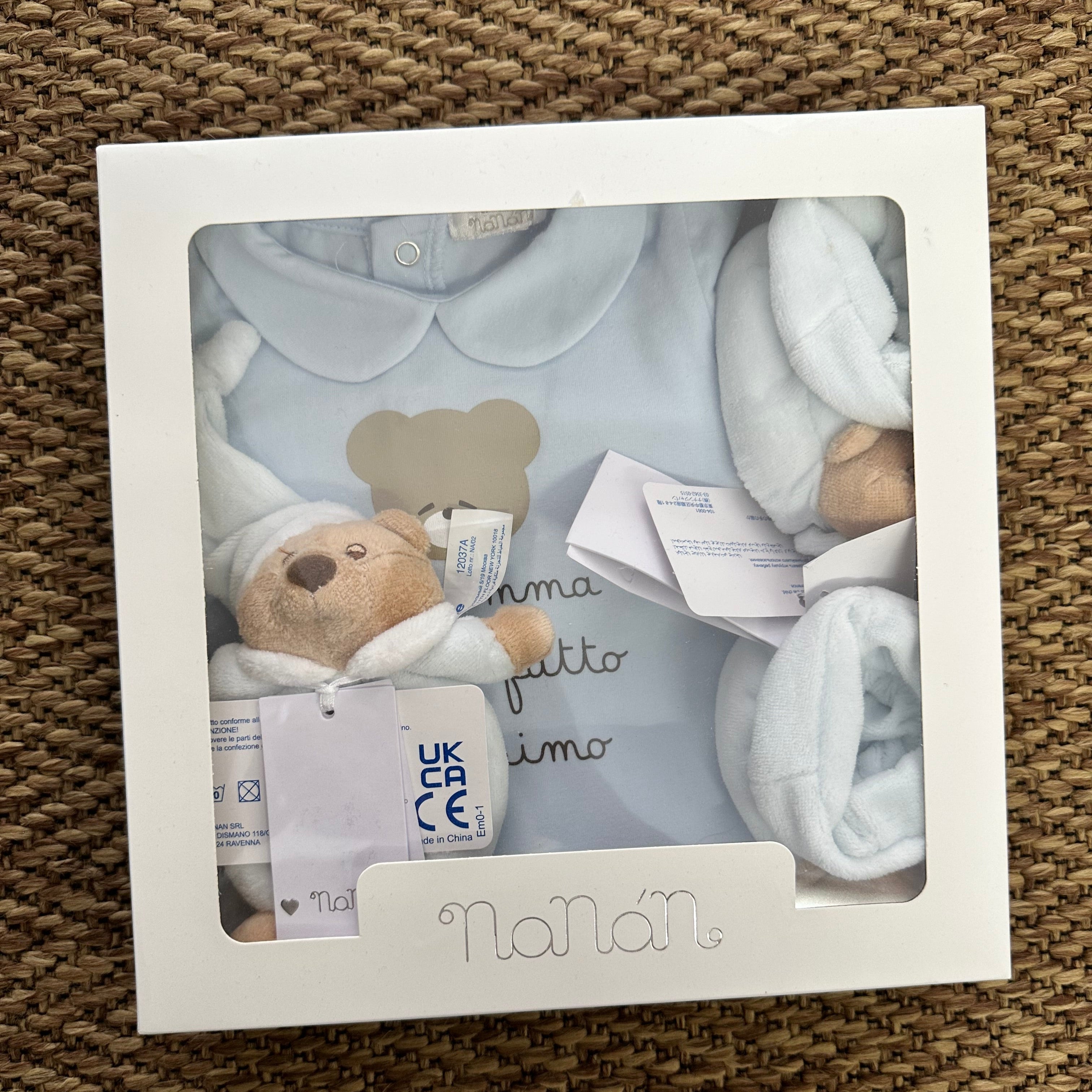 Nanan set regalo nascita 3 pezzi - Be Brave Boutique