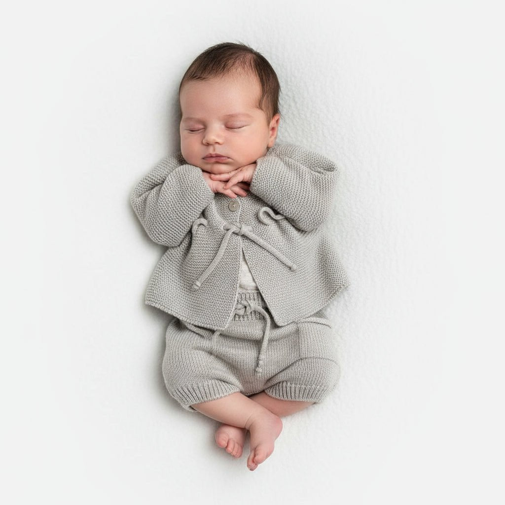 Completo Prima Nascita Unisex in Cotone Organico Li&Me - Be Brave Boutique