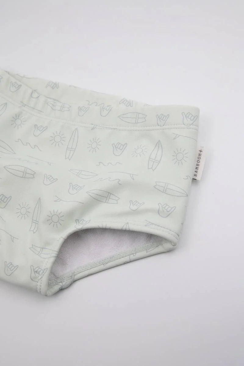Costume pannolino UV50+ resistente all'acqua- Bimbo - SURF PRINT BOY 237 - Be Brave Boutique