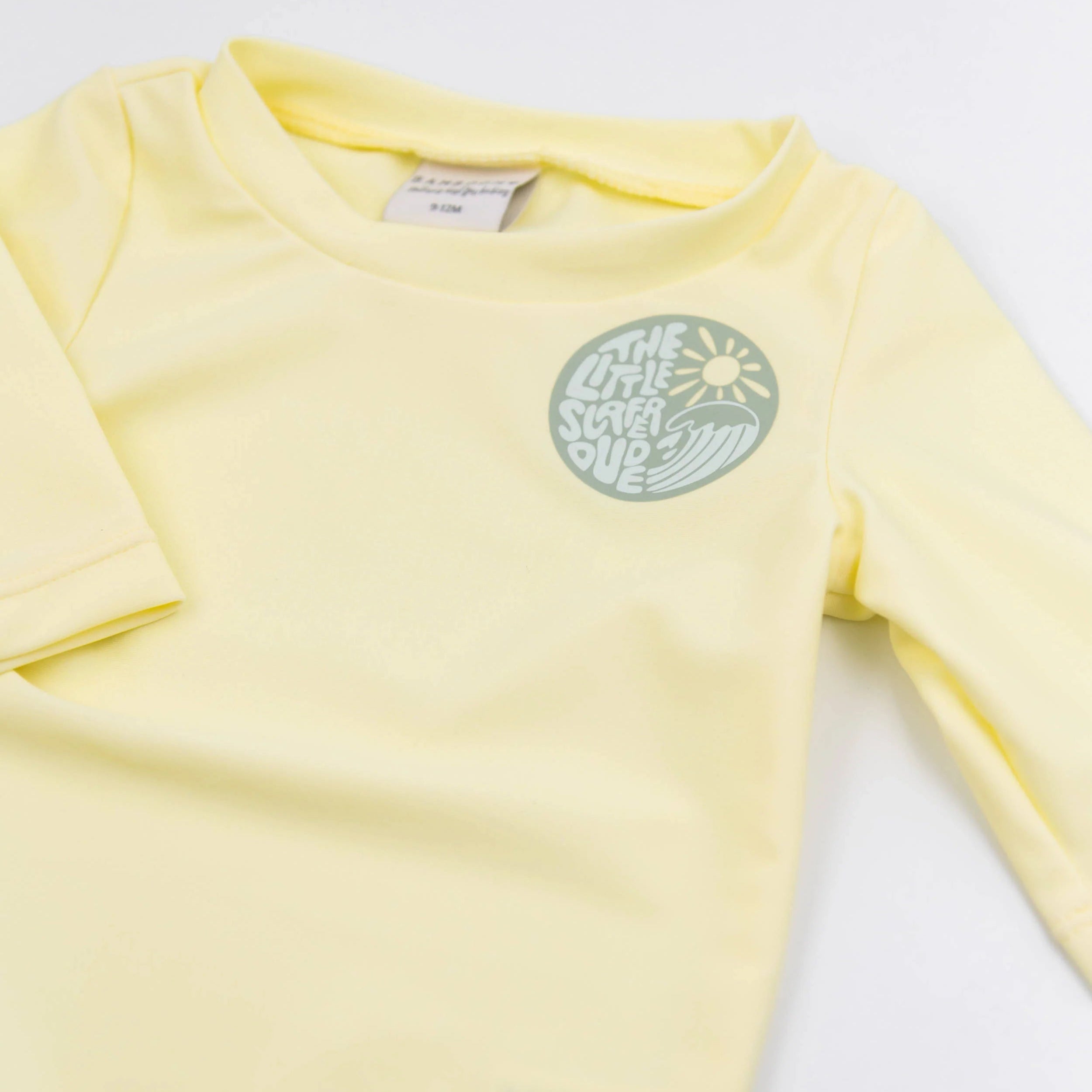 T-shirt Mare Maniche 3/4 UV50+ - Bimbo - LOGO LITTLE SURFERS 335 - Be Brave Boutique