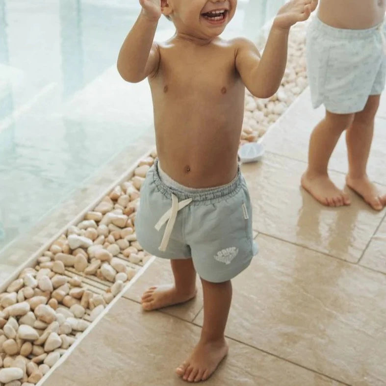 Shorts Bimbo UV50+ - LOGO SAFE THE WHALES 239 - Be Brave Boutique