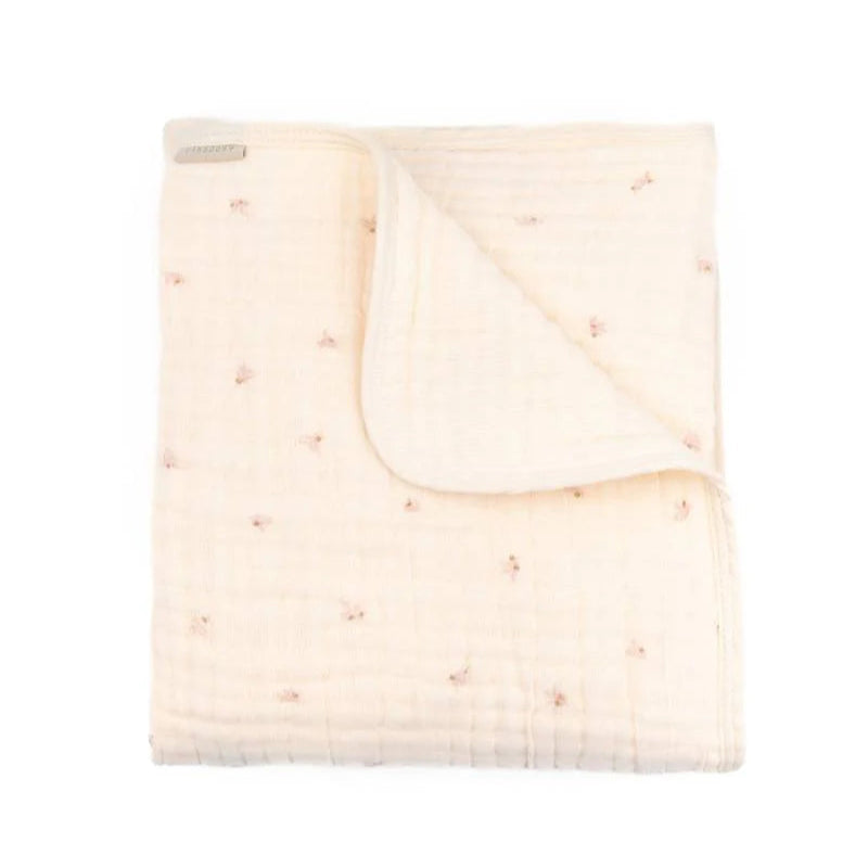 Coperta per culla 75x100 - Nuvola - Olives Pink - Be Brave Boutique