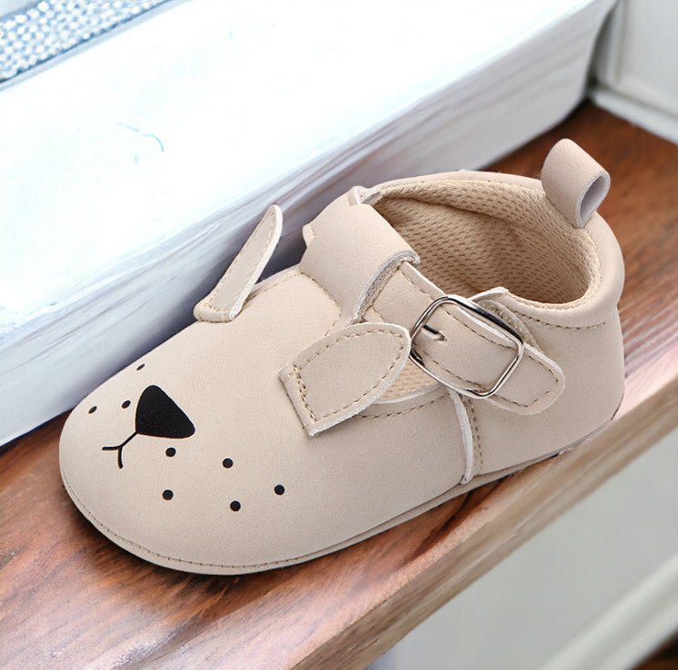 Scarpe da Bambini Crema in ecopelle Cagnolino - Be Brave Boutique