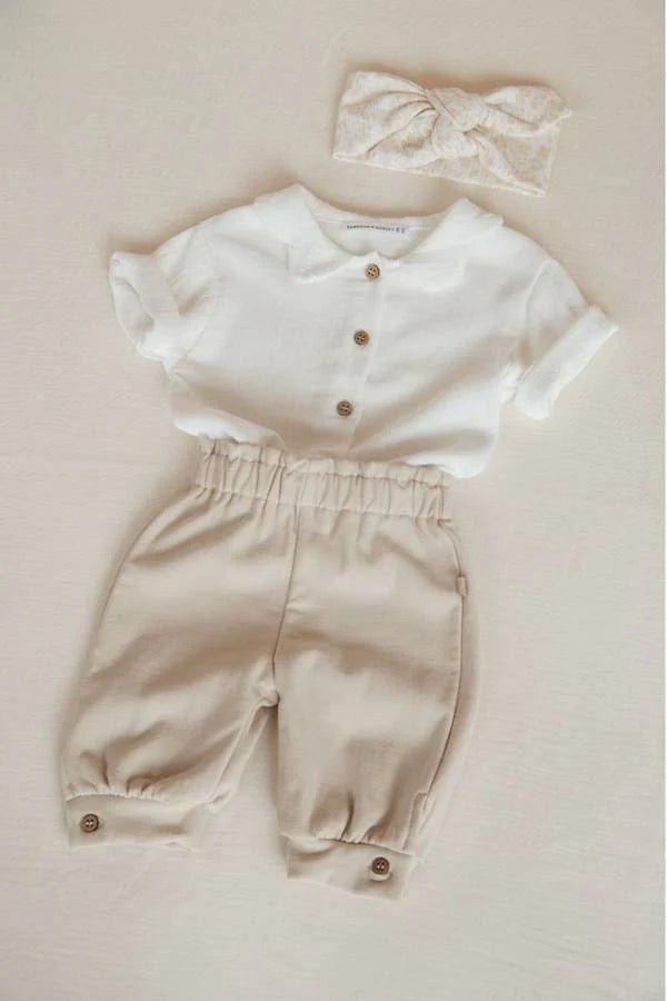 Camicia collo a fiore - OFFWHITE 111 - Be Brave Boutique