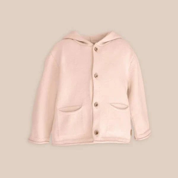 Hooded cardigan con orecchie - ROSA 04 - Be Brave Boutique