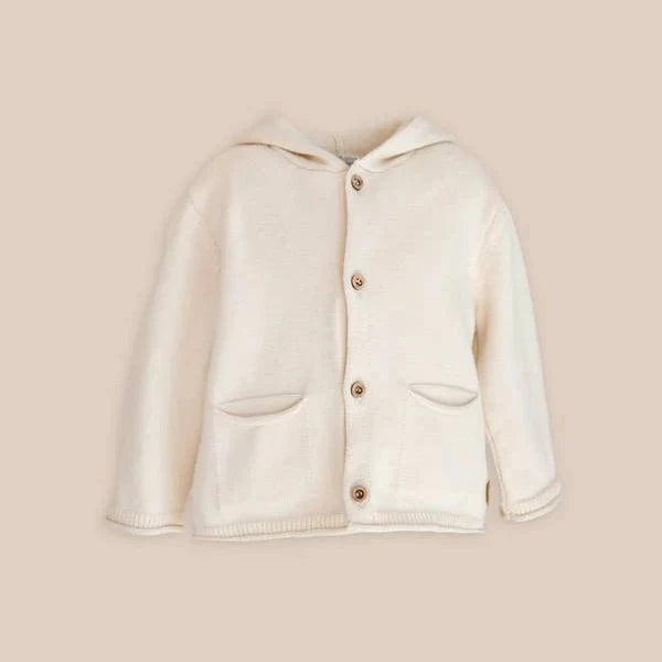 Hooded cardigan con orecchie - SAND 10 - Be Brave Boutique