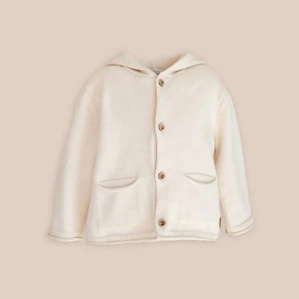 Hooded cardigan con orecchie - SAND 10 - Be Brave Boutique