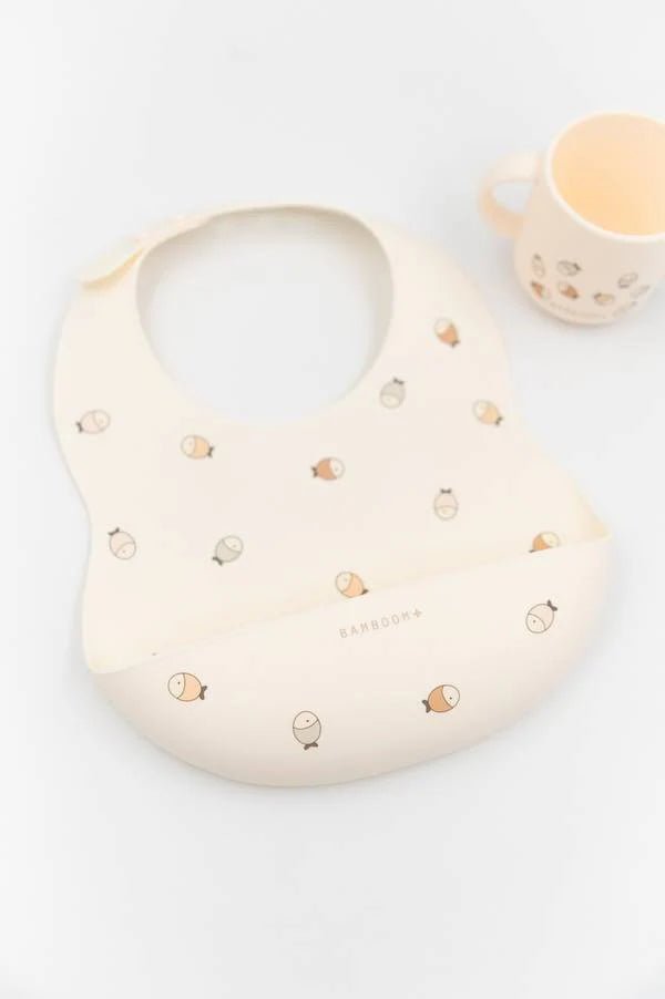 Bavaglino in silicone e tazza - FISHES 242 - Be Brave Boutique