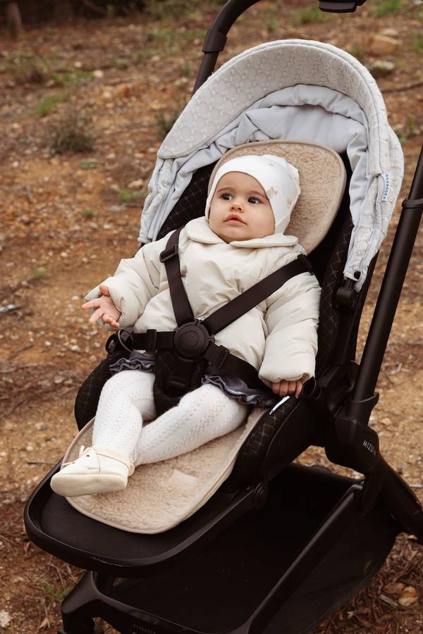 Materassino passeggino -Air 'n Go Lana - ALMOND 159 - Be Brave Boutique