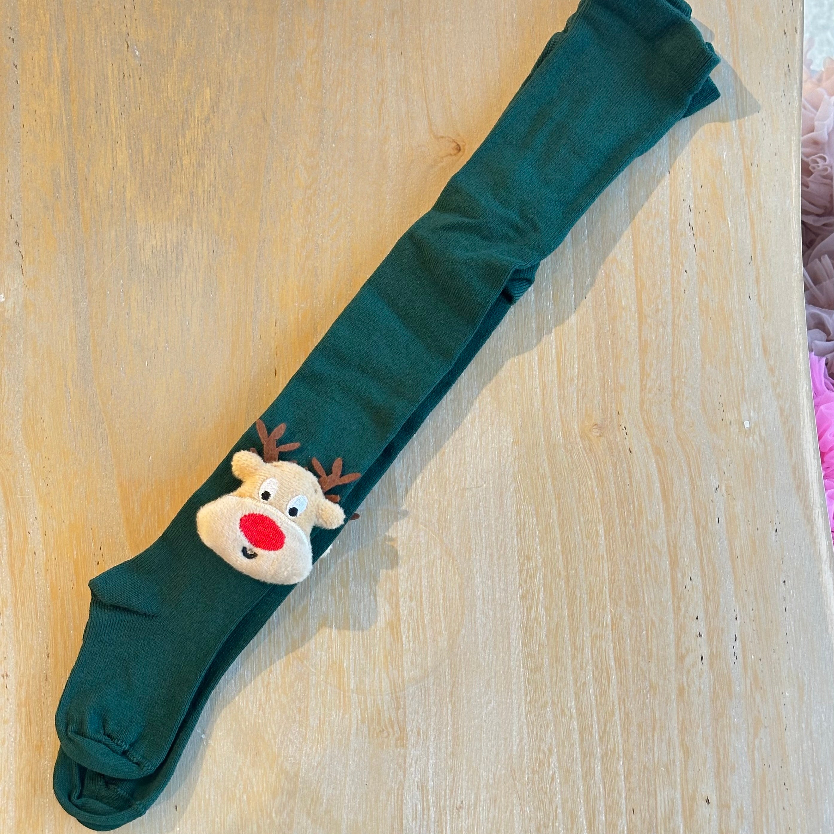 Calzamaglia Natalizia per bambini con Renna Meia Pata - Be Brave Boutique