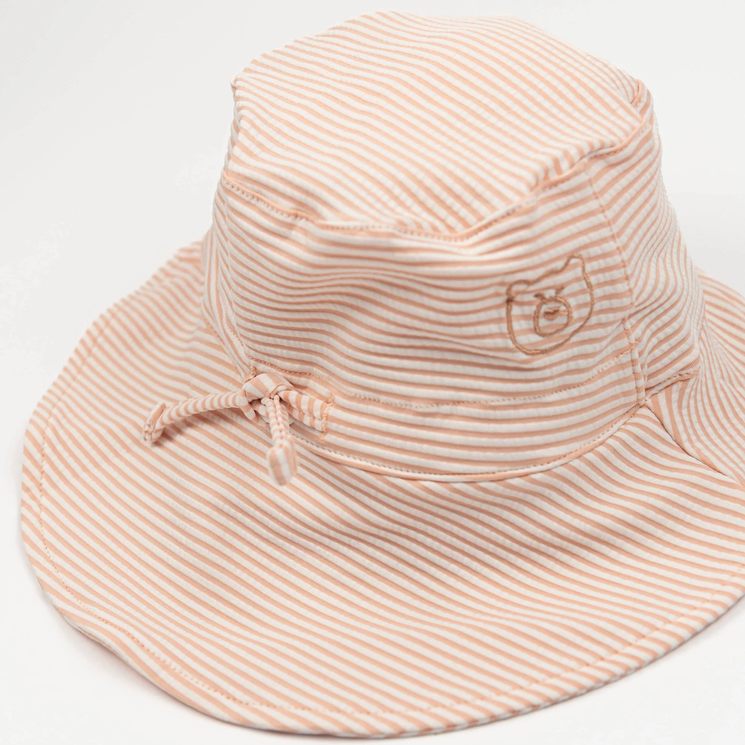 Cappellino da mare UV50+ - PINK STRIPES BEAR 435