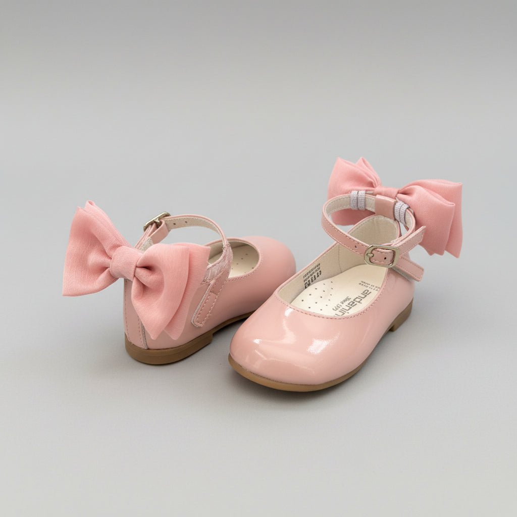 ANDANINES Ballerine eleganti con fiocco Rosa e plantare anatomico - Be Brave Boutique