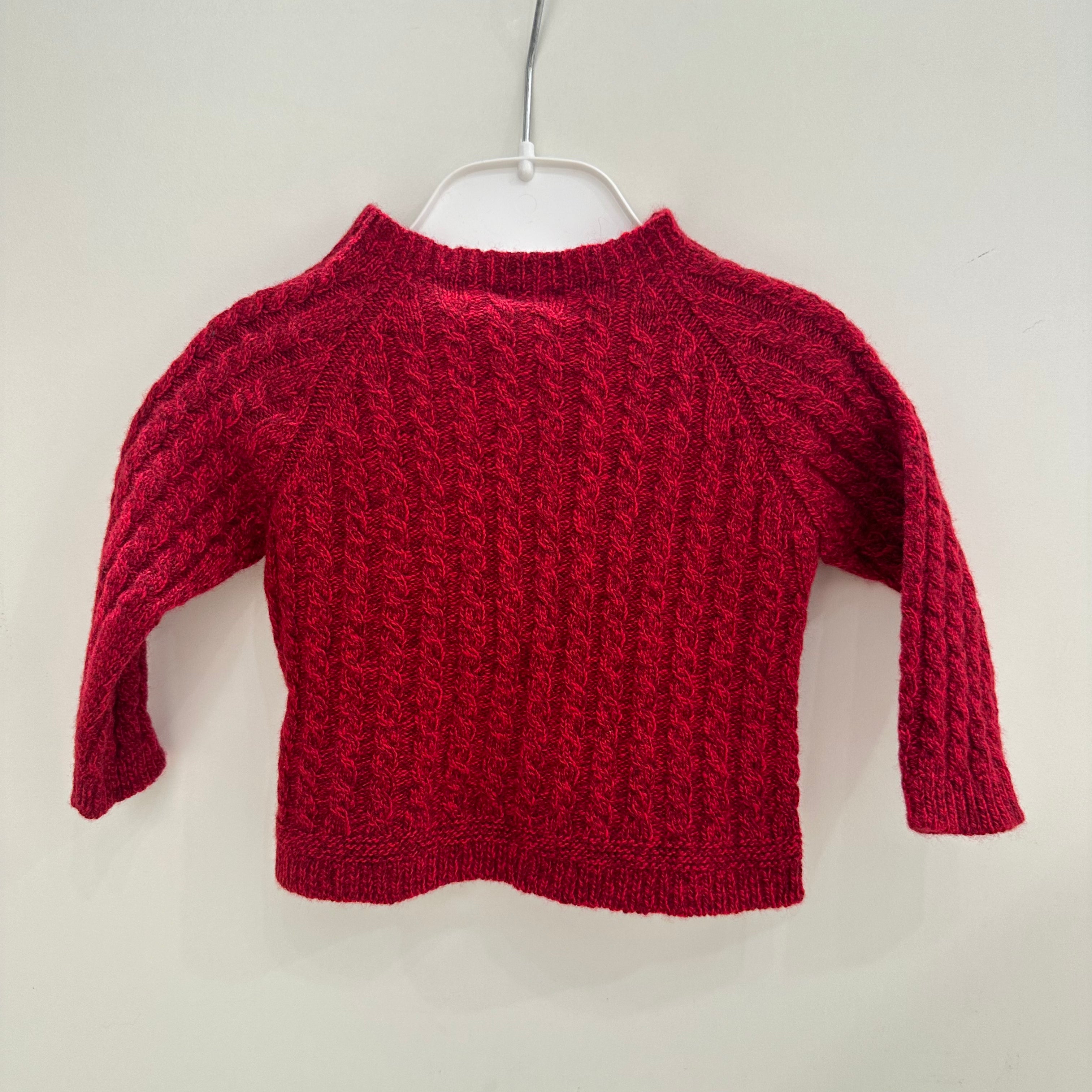 Cardigan mmaniche lunghe lavorato a trecce lana/Cachemire - Be Brave Boutique