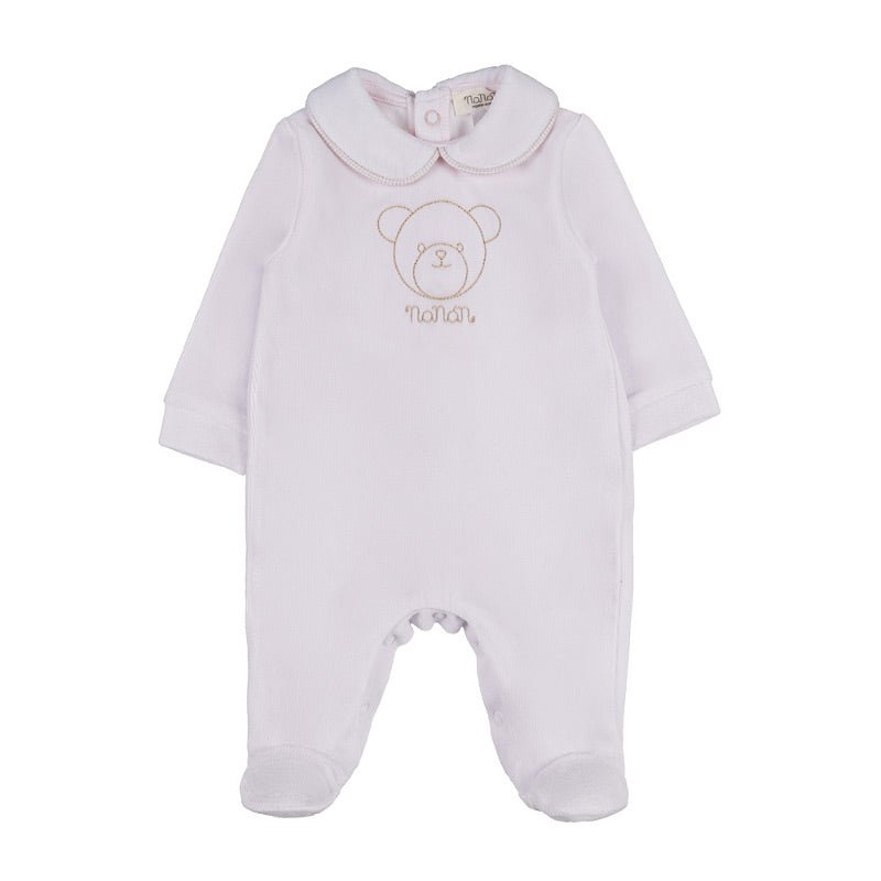 Tutina aperta davanti c/orsetto bianco - Be Brave Boutique