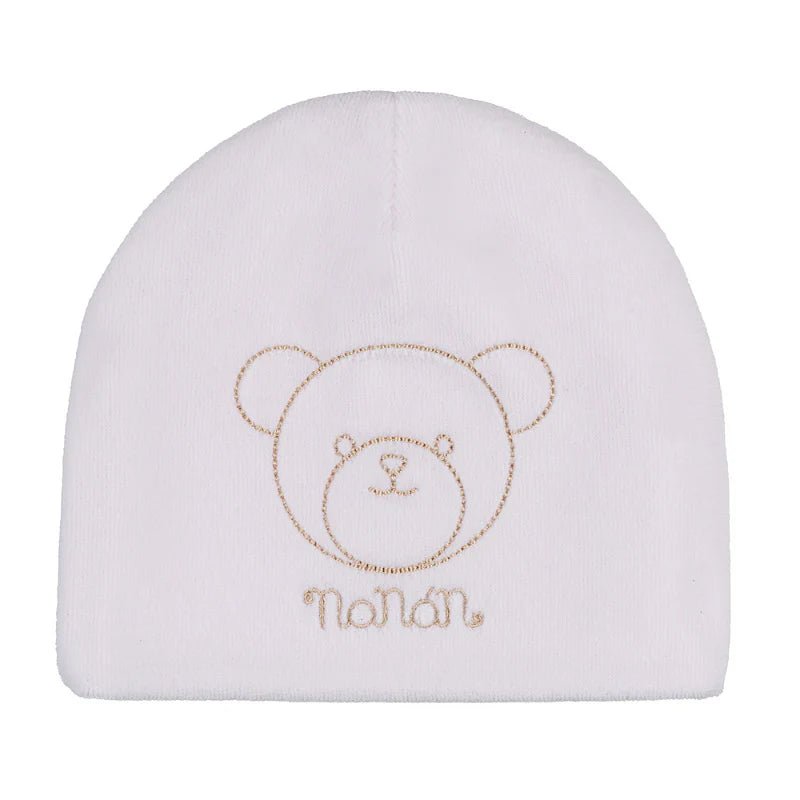 Set cappellino e bavaglino Nanan Rosa delicato - Be Brave Boutique