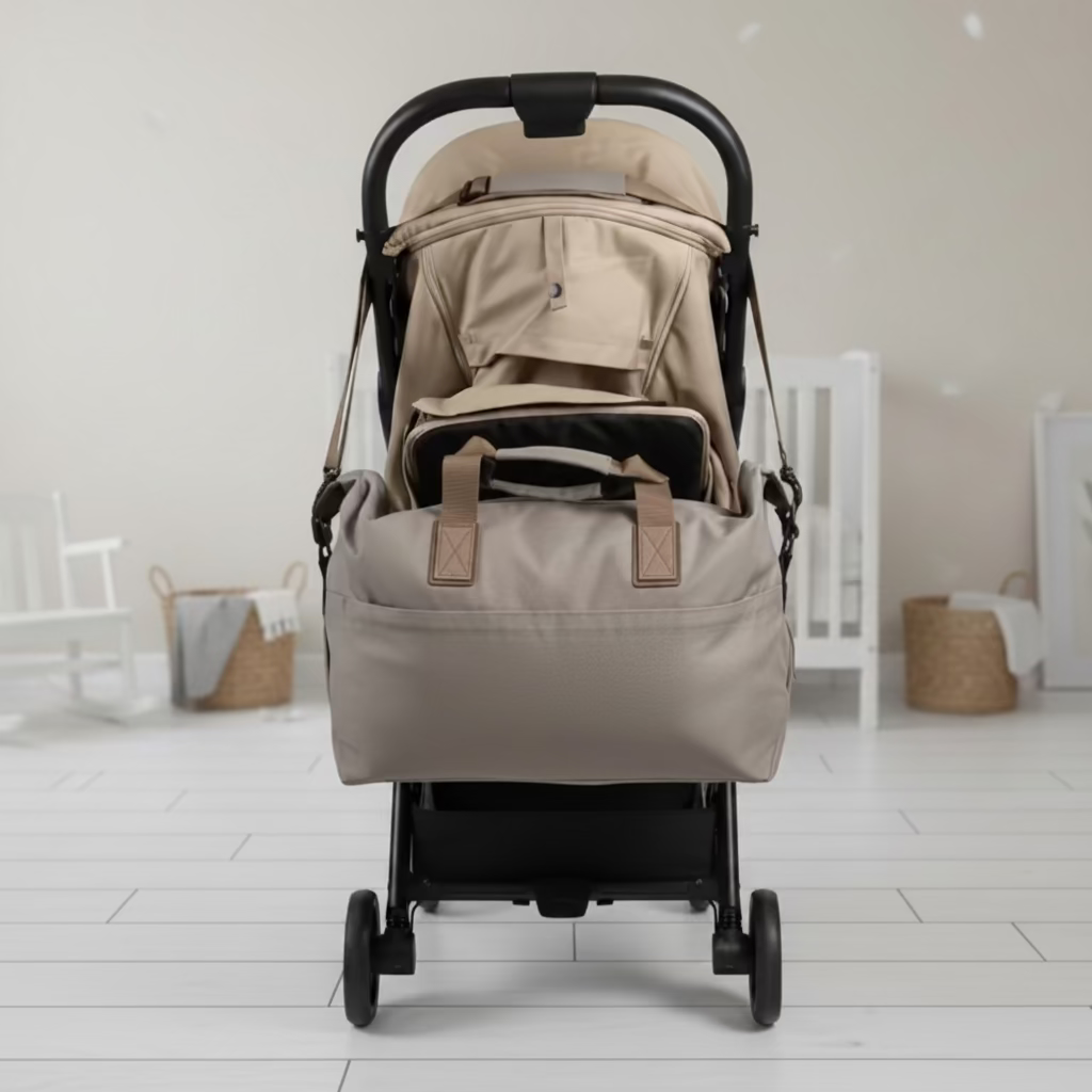 Borsa Multifunzionale adattabile al Passeggino e Personalizzabile Giraffa - Be Brave Boutique