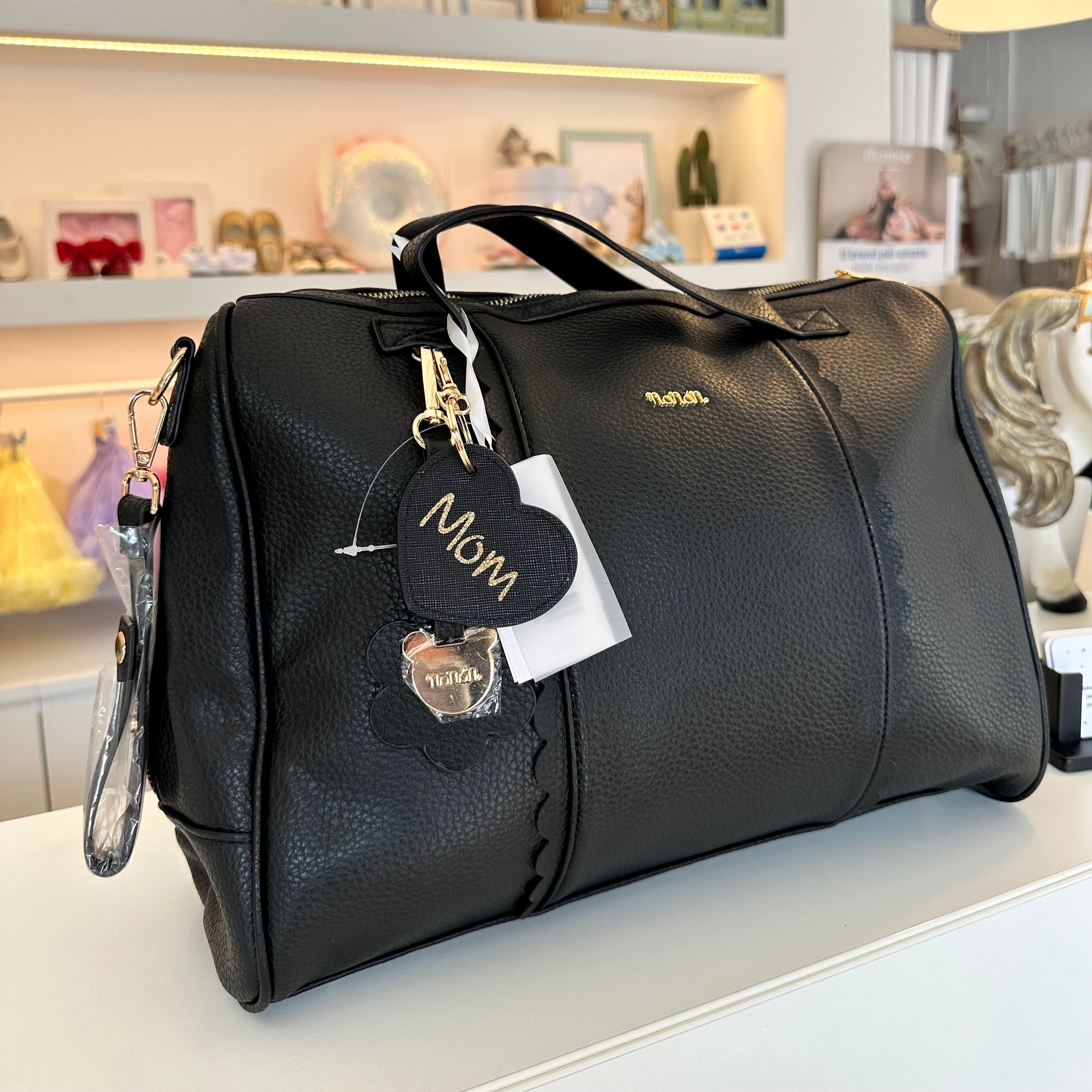 Borsa passeggio c/fasciatoio Nero Nanan con Omaggio - Be Brave Boutique