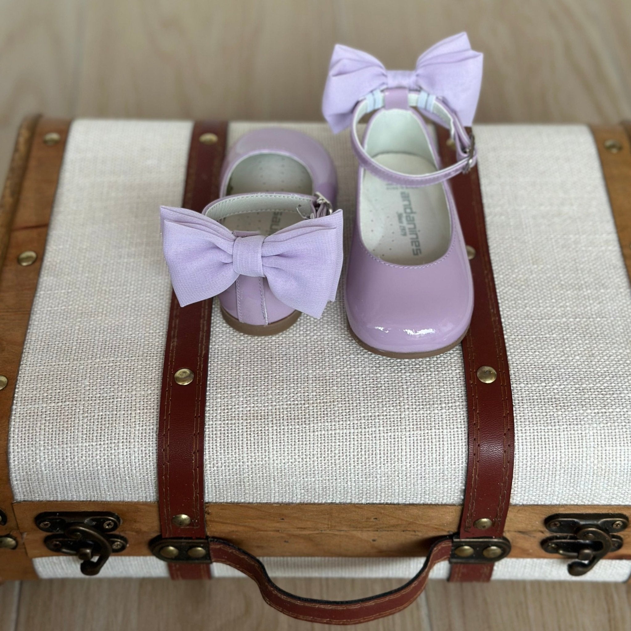 ANDANINES Ballerine eleganti con fiocco Lavanda e plantare anatomico - Be Brave Boutique