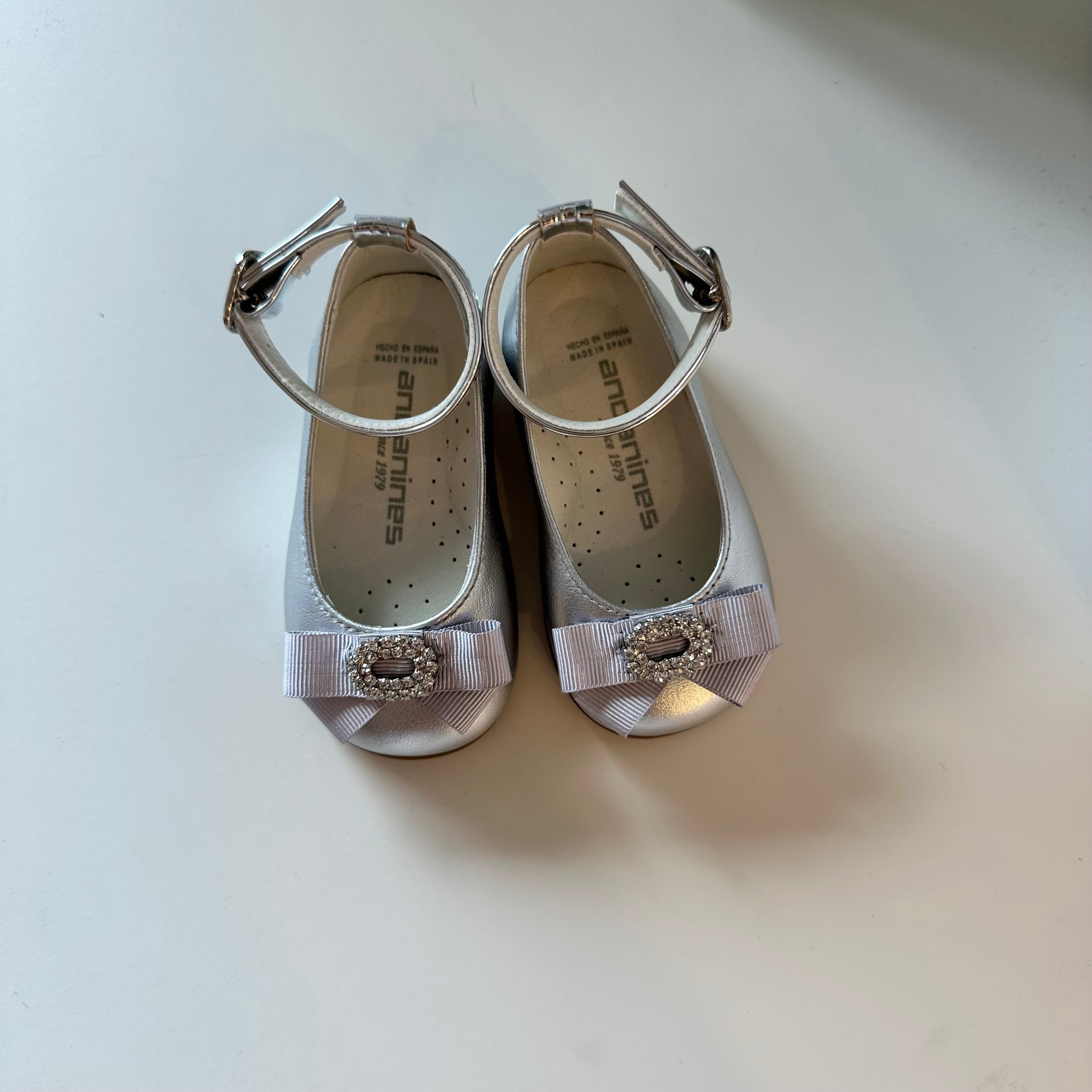 ANDANINES Ballerine eleganti Argento con plantare anatomico - Be Brave Boutique