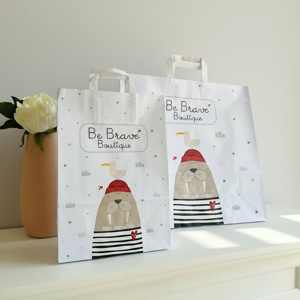 Acquista le nostre Borse per i Tuoi Prodotti/Regali: Disponibili in Due Misure - Be Brave Boutique