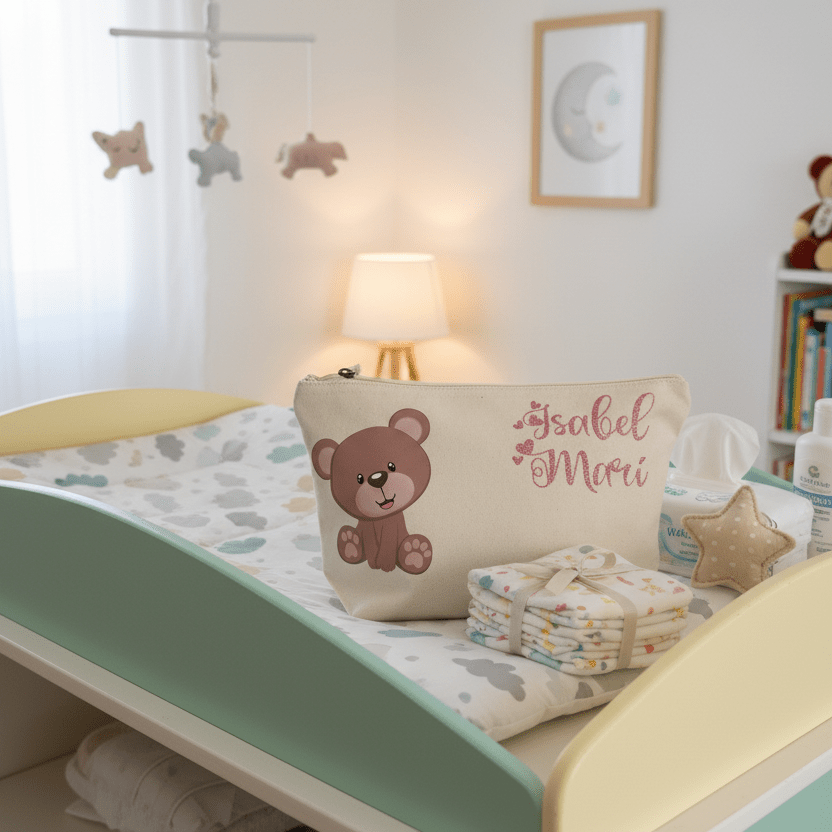 Pochette Neonato Personalizzata con Nome – Beauty Bambino Orsetto