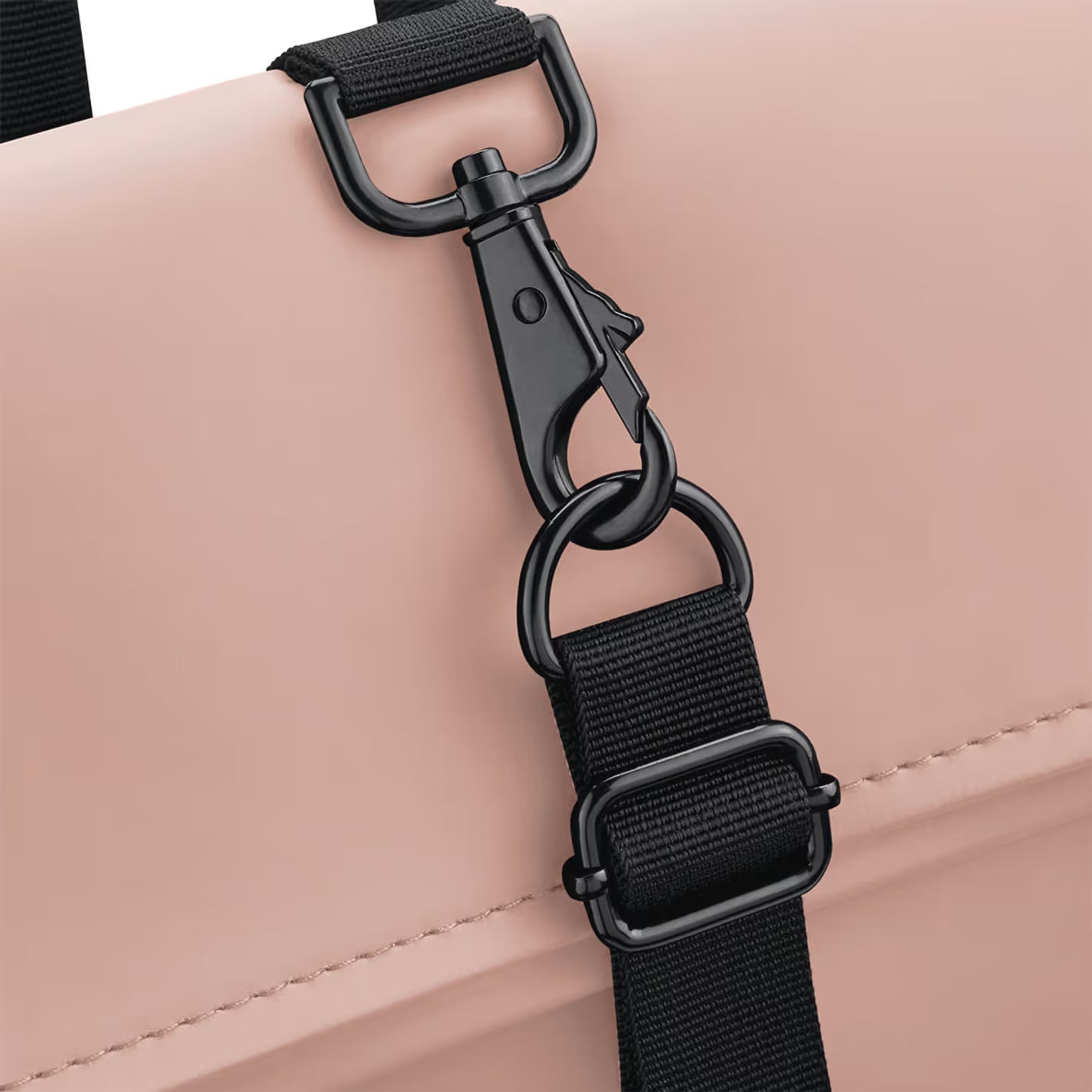 Zaino in tessuto riciclato Roll-Top idrorepellente Rosa