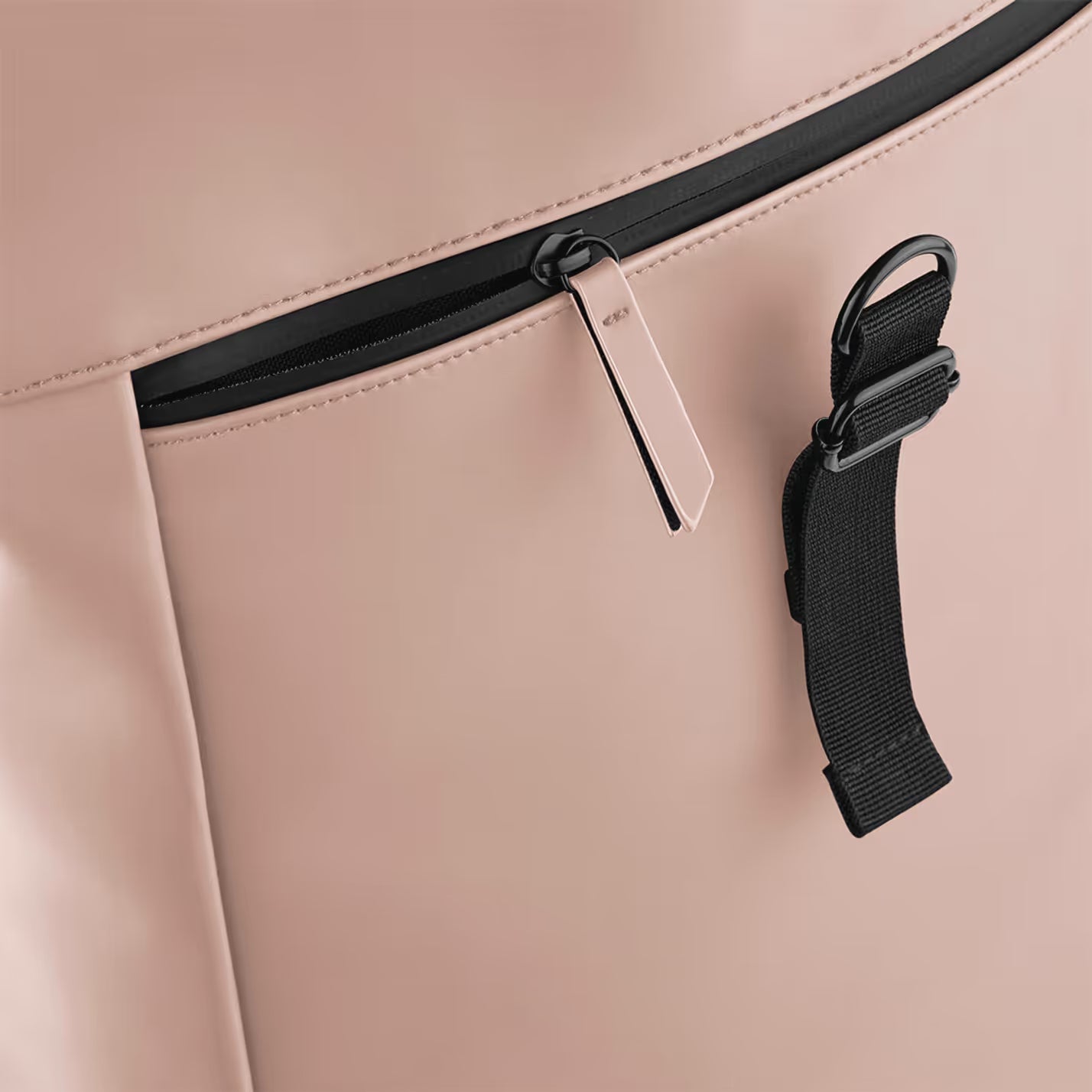 Zaino in tessuto riciclato Roll-Top idrorepellente Rosa
