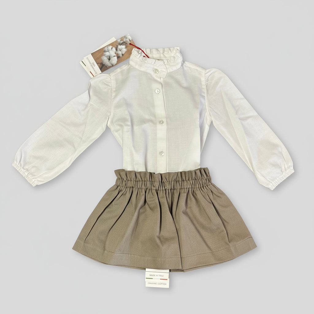 Completo Bimba Gonna e Camicia coreana - Be Brave Boutique