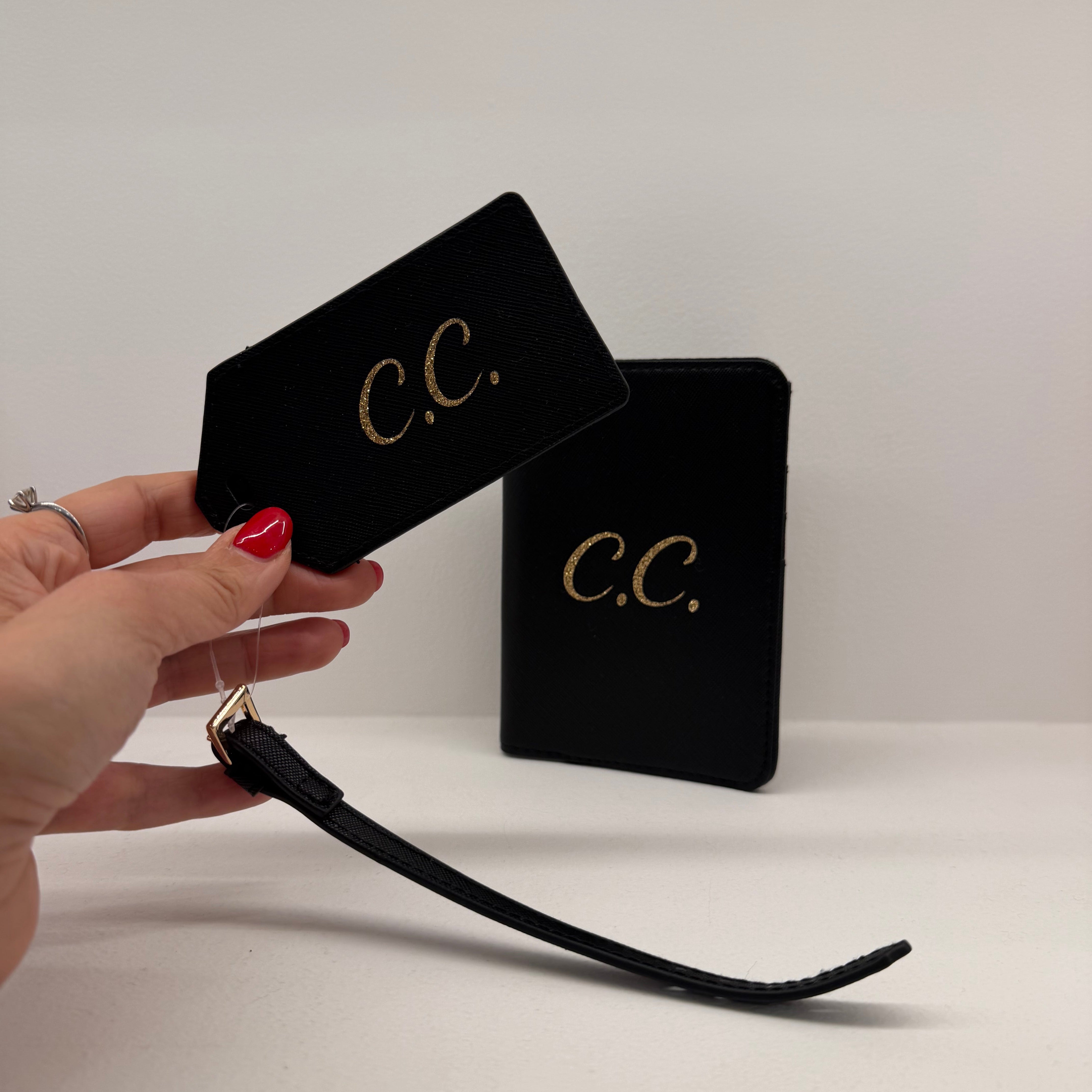 Porta Passaporto personalizzabile Con etichetta per valigia