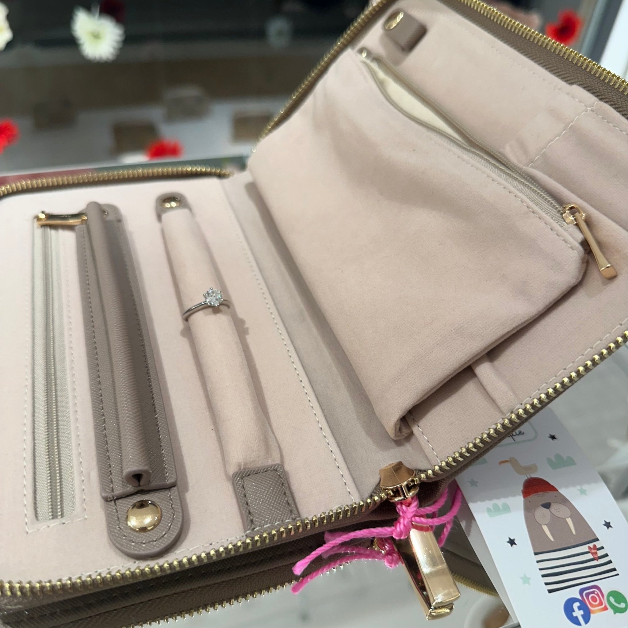 Porta gioielli da viaggio personalizzabile - Be Brave Boutique