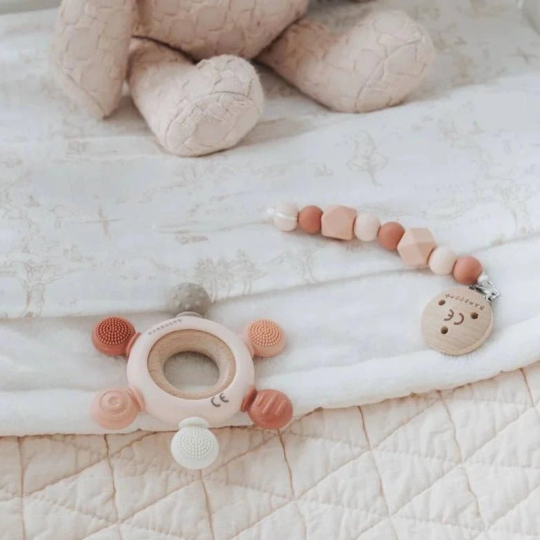 Massaggiagengive legno & silicone Timone - PINK 07 - Be Brave Boutique