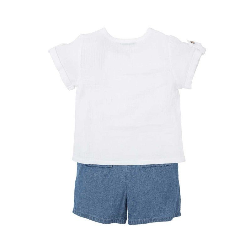 COMPLETO BIMBO IN COTONE JEANS E TSHIRT - Be Brave Boutique