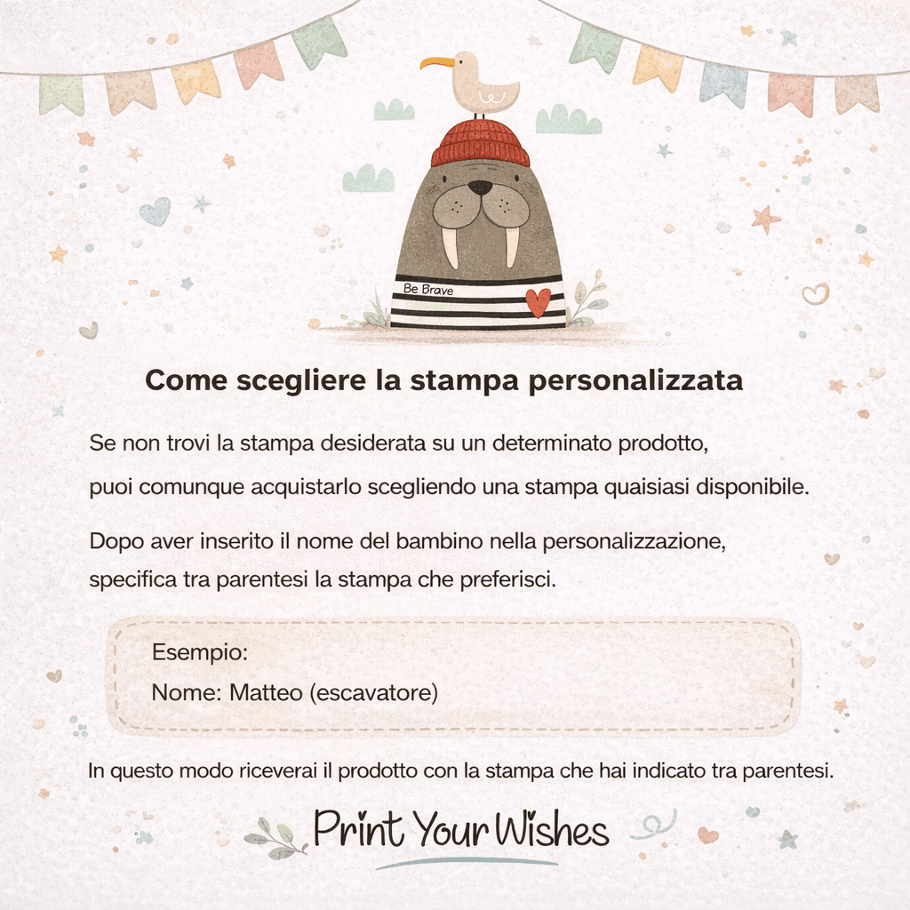 Grembiule Siggi asilo Razzo Personalizzabile con nome