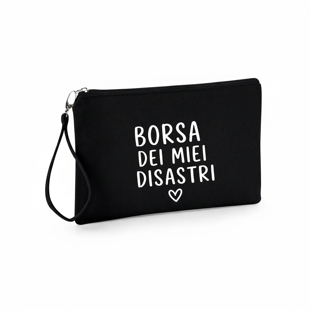 Pochette in cotone Frase divertente idea regalo amica, addio al nubilato, collega