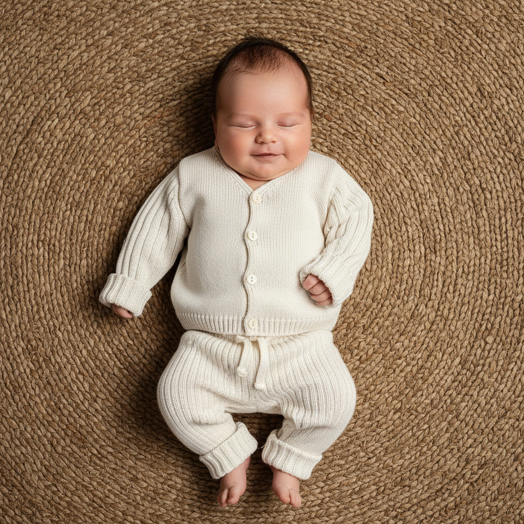 Completo Prima Nascita Unisex in Cotone Organico Li&Me - Be Brave Boutique