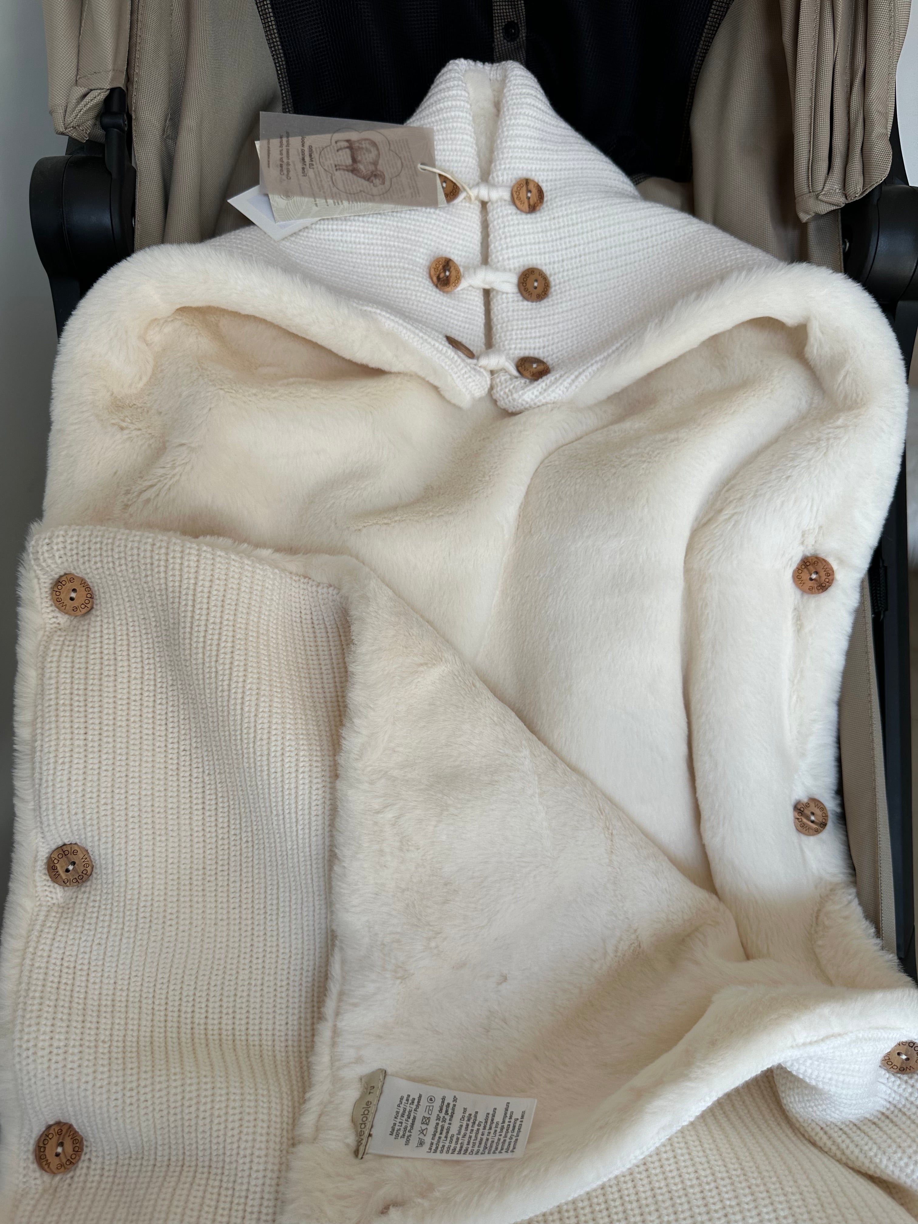 Sacco nanna/passeggino in lana e cachemire Wedoble - Be Brave Boutique