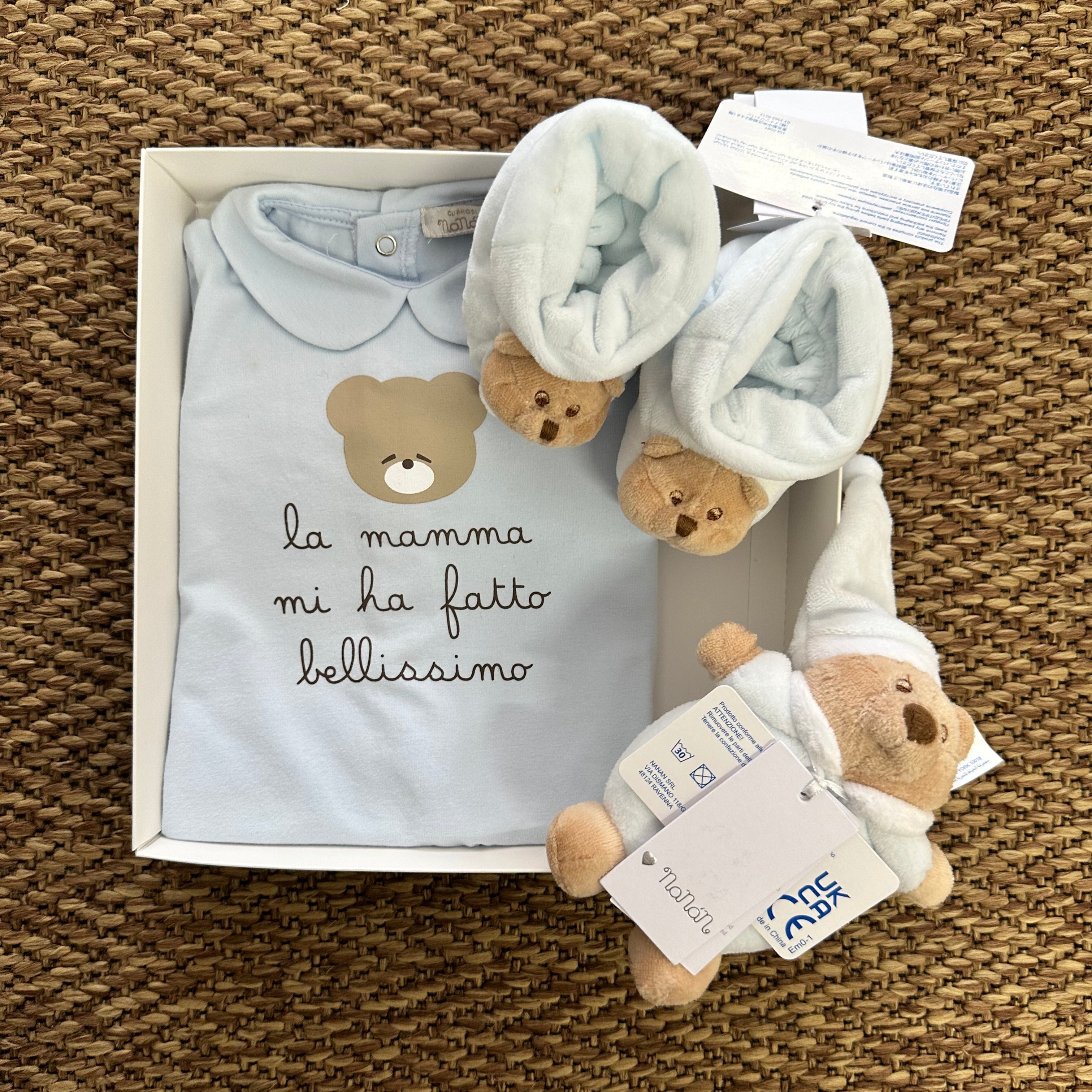 Nanan set regalo nascita 3 pezzi - Be Brave Boutique