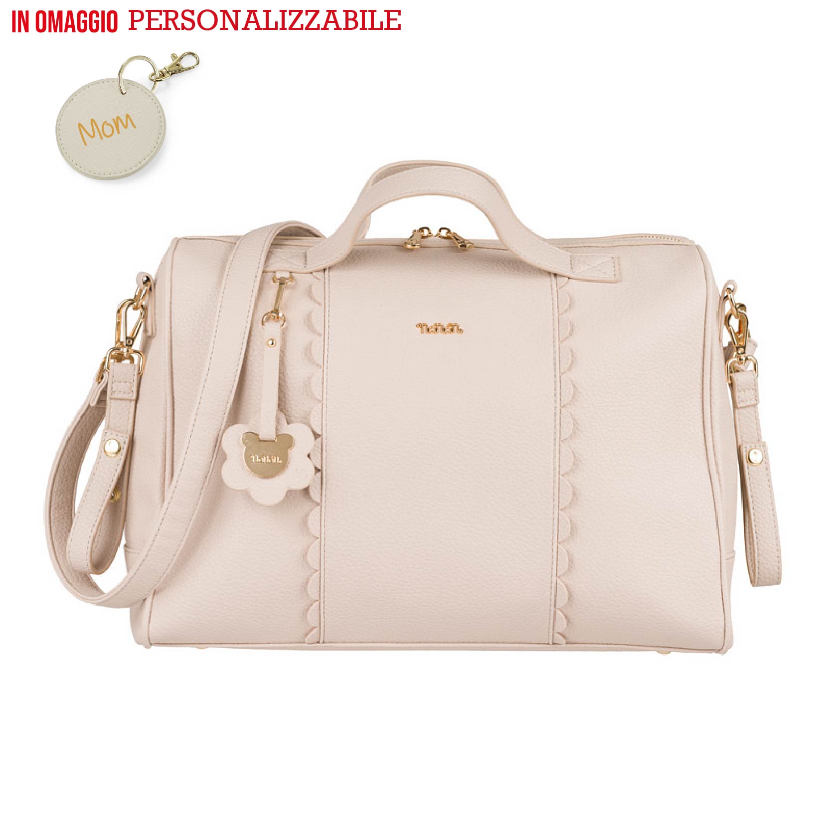 Borsa passeggio c/fasciatoio Beige Nanan con omaggio - Be Brave Boutique