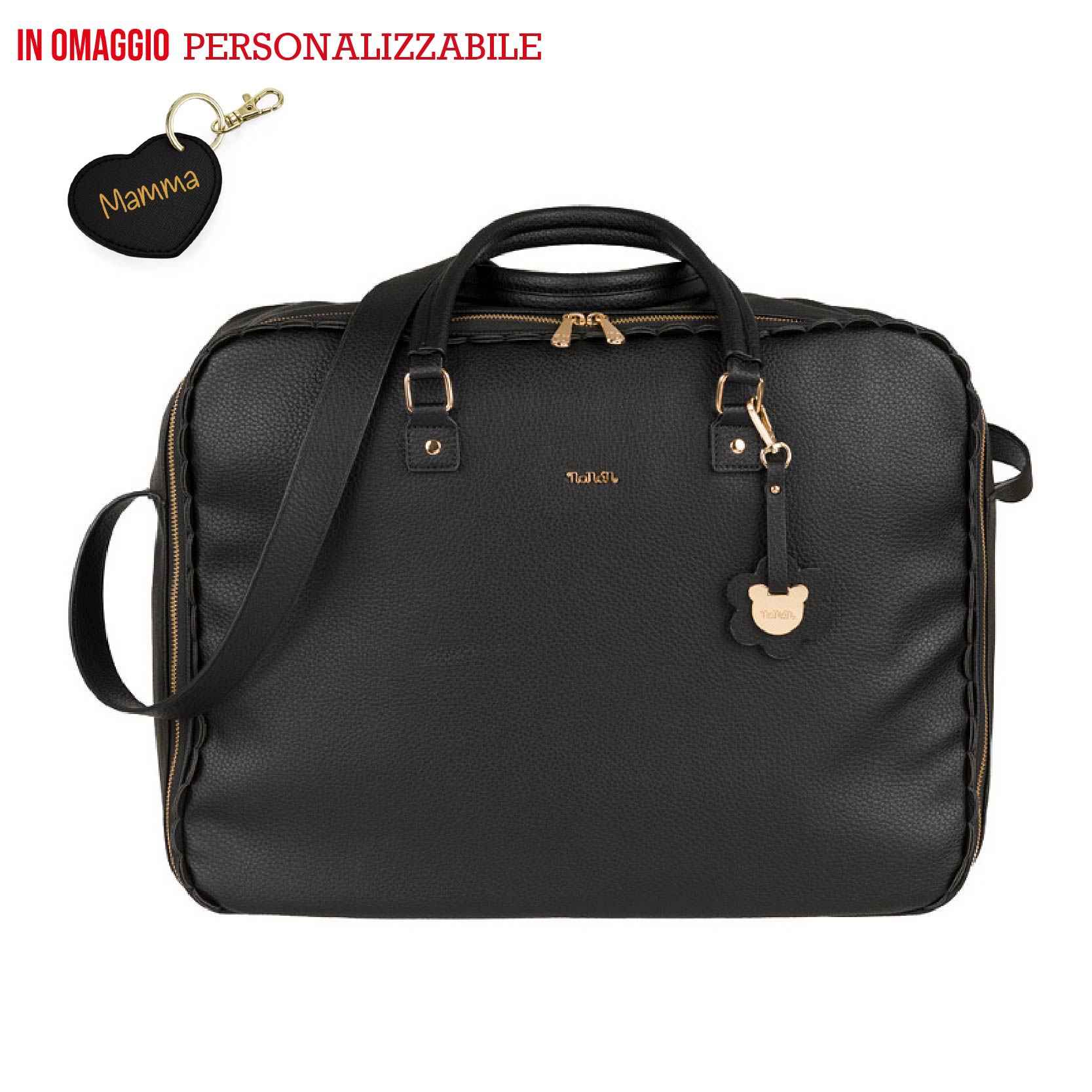 Borsa Mamma Nero Nanan con Omaggio - Be Brave Boutique