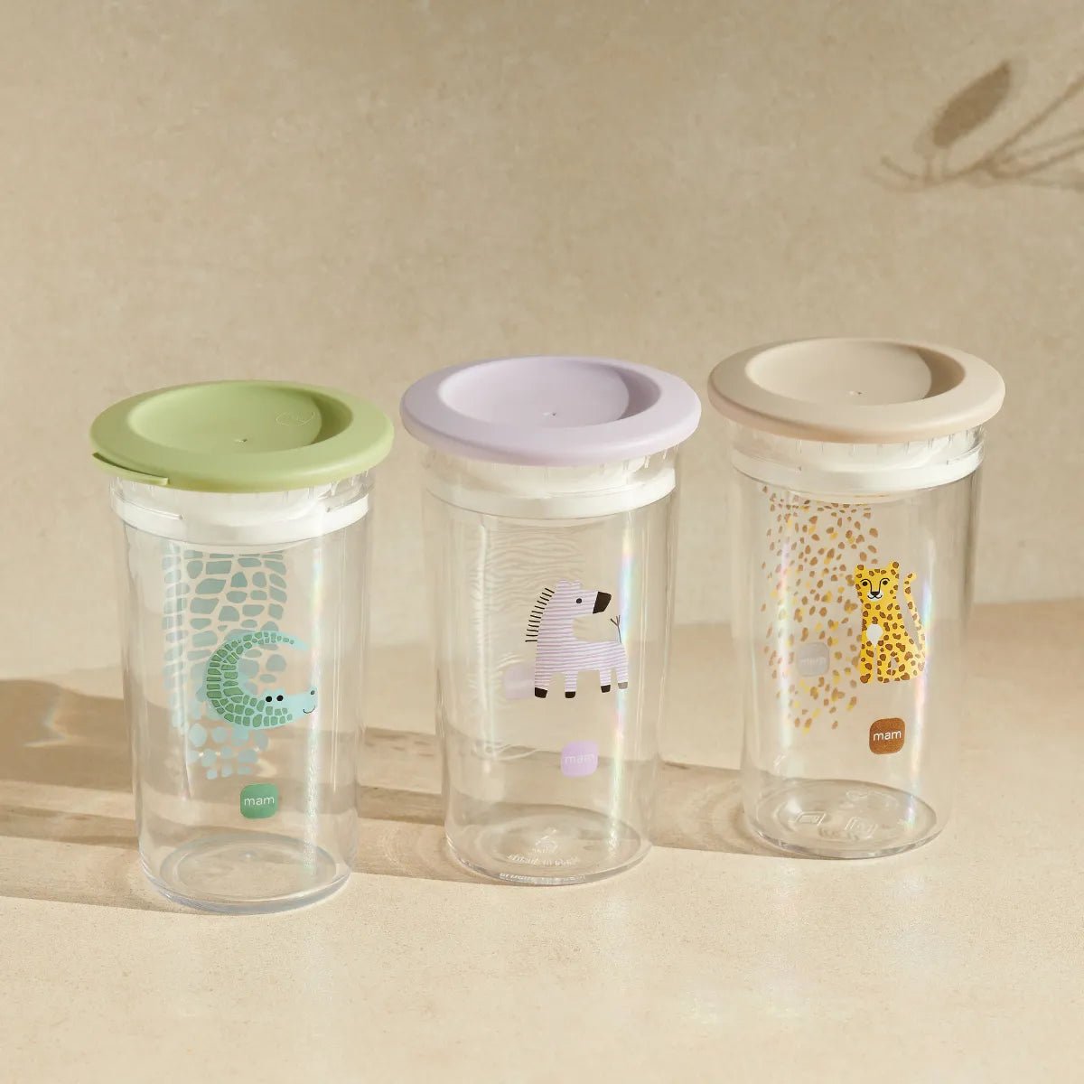 MAM Easy to Drink Cup 8+m Tigrotto tazza per bambini con valvola anti goccia