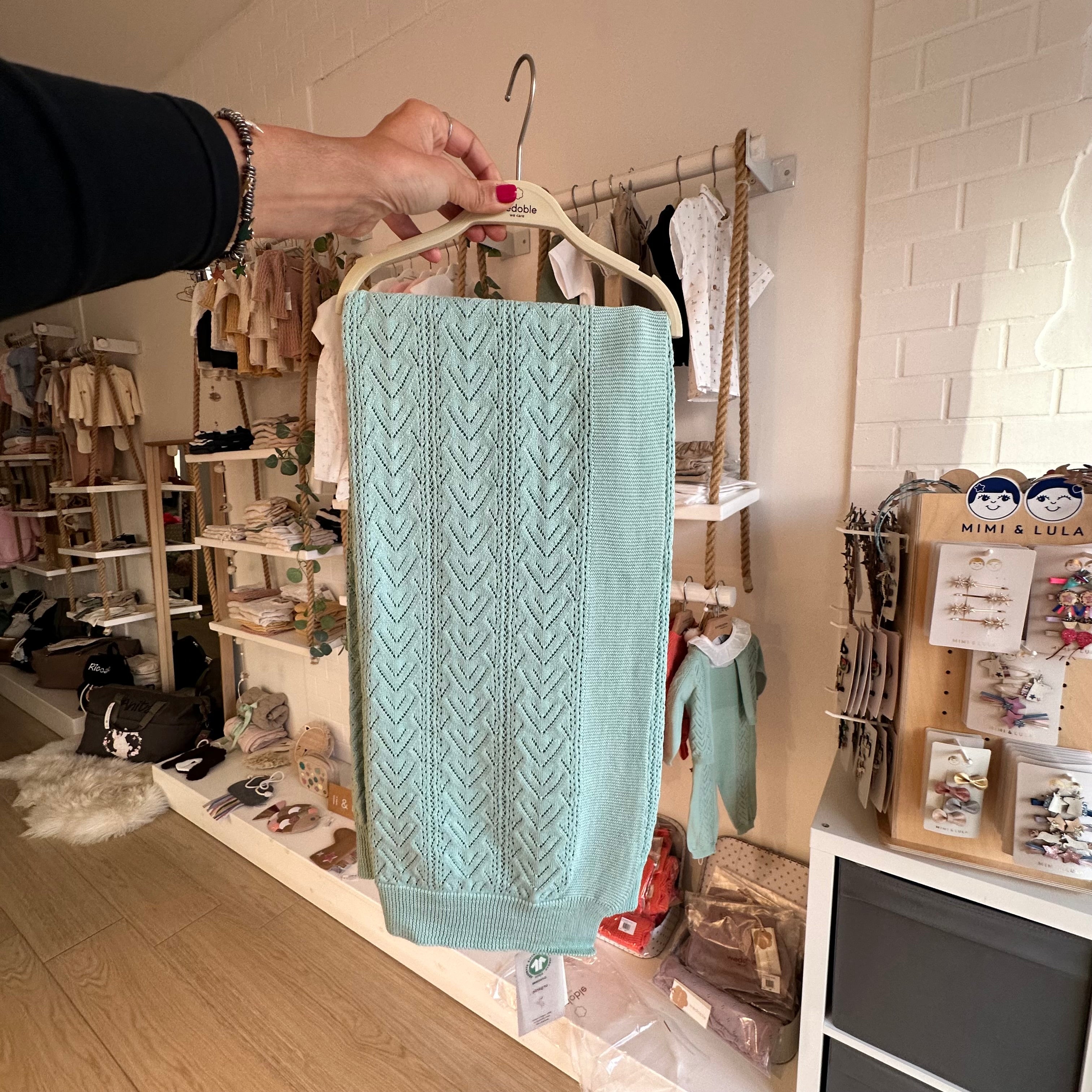 Copertina in Cotone Biologico Tiffany – ROMANTIC SPRING DAY - Be Brave Boutique