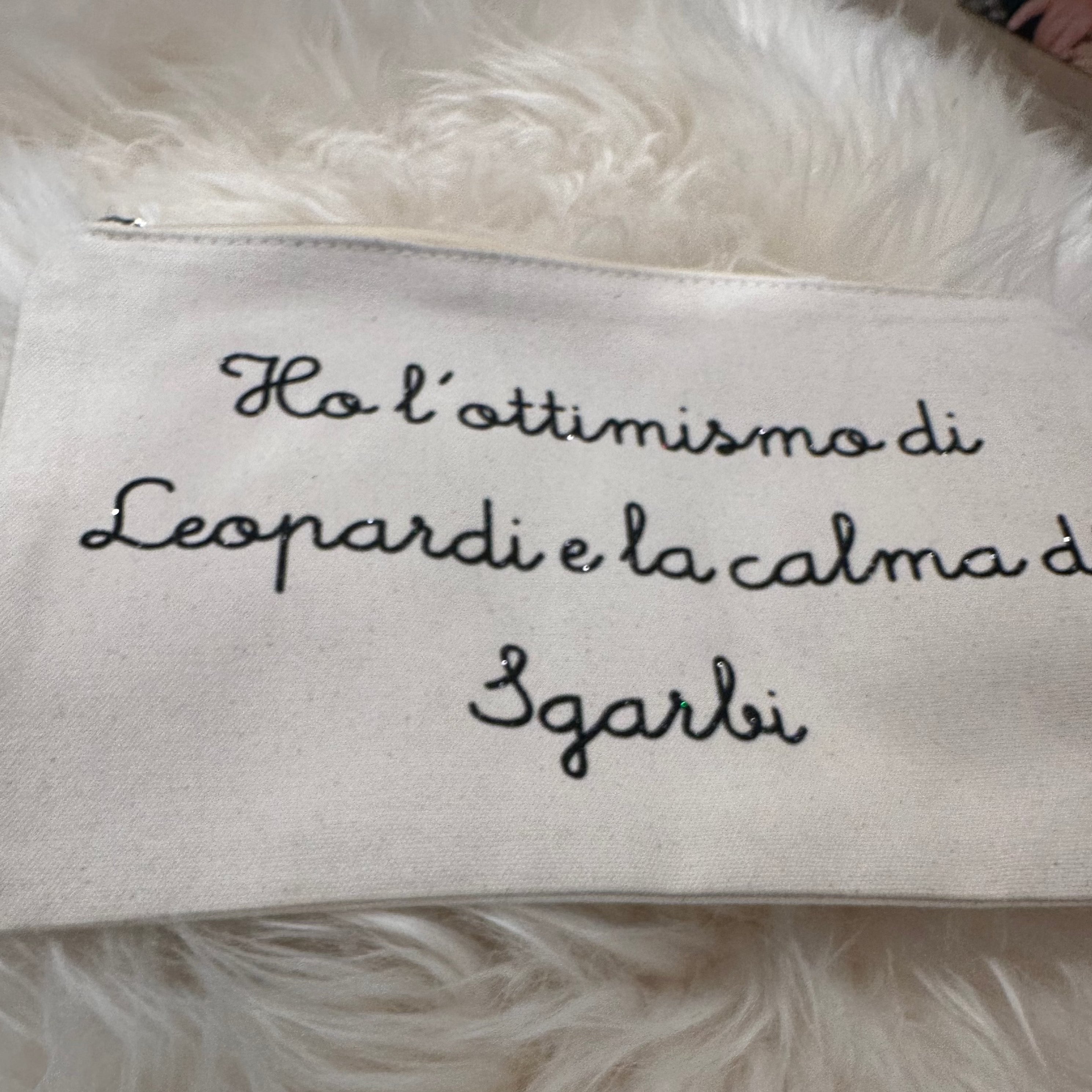 Pochette in cotone Frase divertente Amiche idea regalo natale - Be Brave Boutique