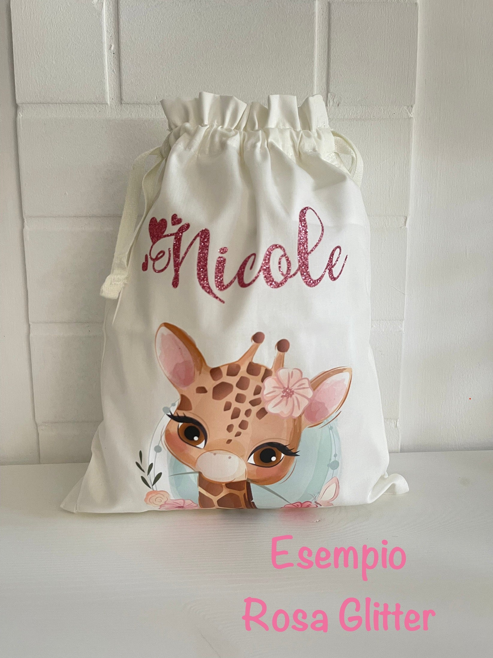Sacchetti primi cambi Giraffa - Be Brave Boutique