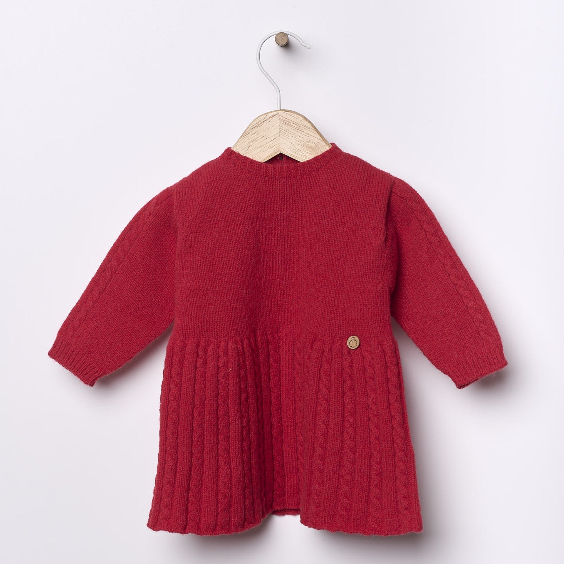 Abito in lana merinos extra fine Rosso