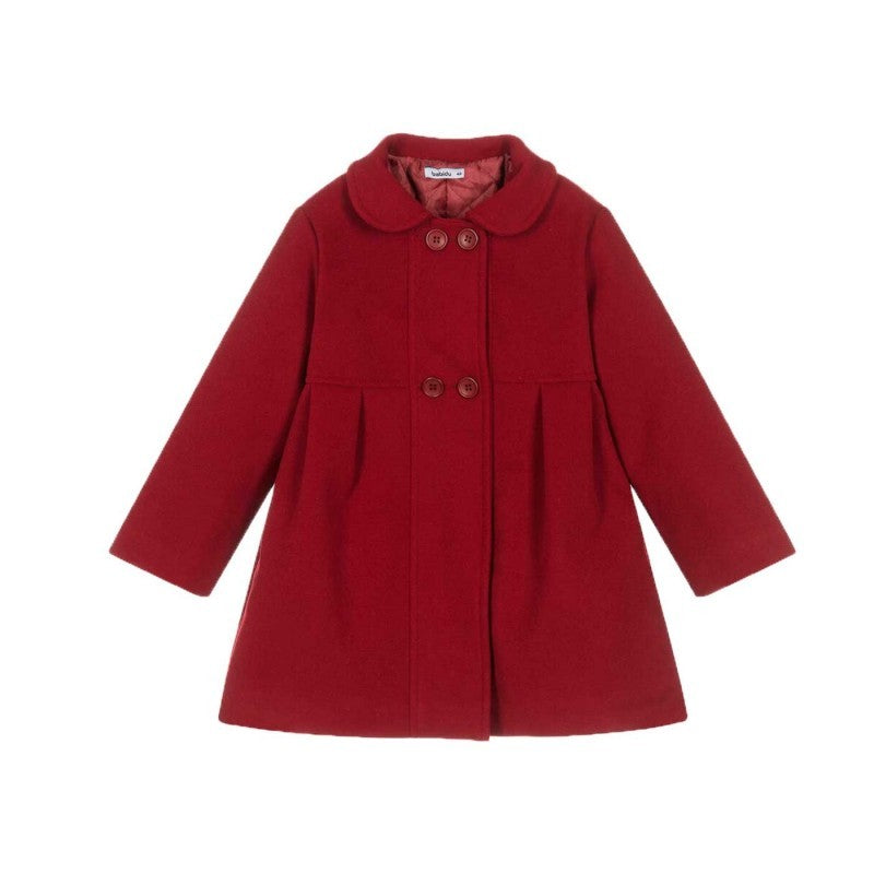 Cappottino Bimba bordeaux